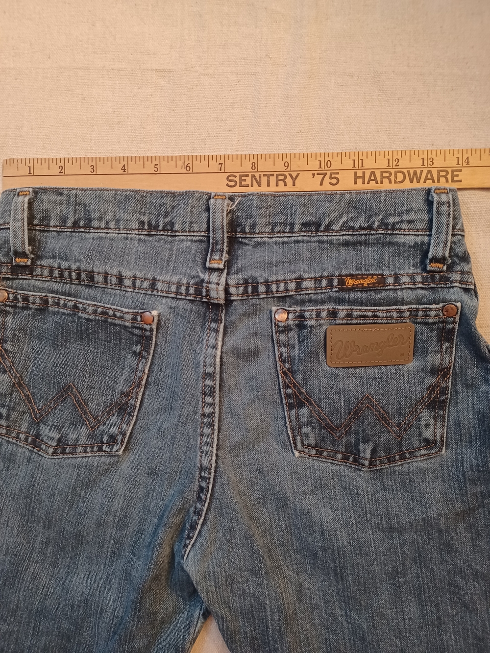 Wrangler Blue Straight-Leg Jeans Boys Size 14 Regular - Picture 6 of 11